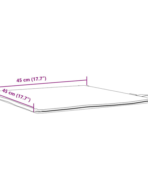 Загрузите изображение в средство просмотра галереи, Pernă scaun de grădină, 6 buc., crem, 45x45x2 cm, pătrat
