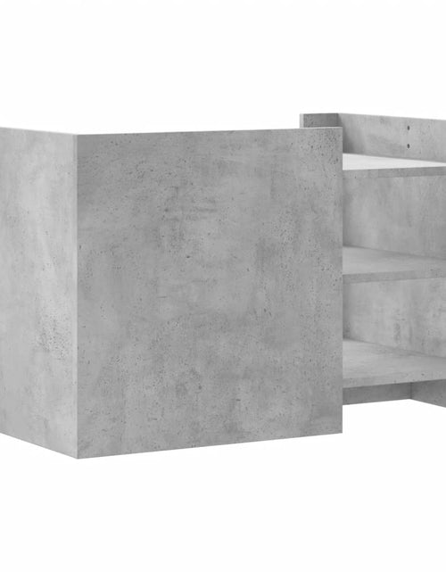 Загрузите изображение в средство просмотра галереи, Măsuță de cafea, gri beton, 80x50x50 cm, lemn prelucrat
