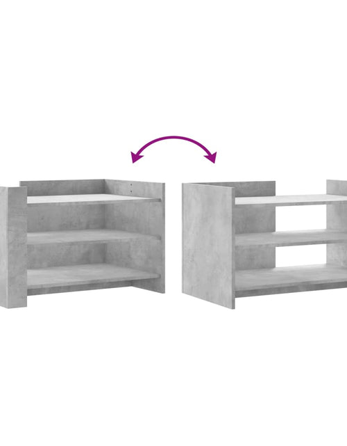 Загрузите изображение в средство просмотра галереи, Măsuță de cafea, gri beton, 80x50x50 cm, lemn prelucrat
