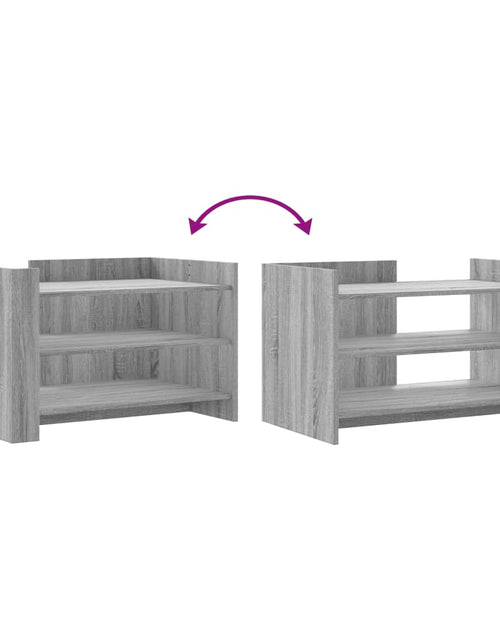 Загрузите изображение в средство просмотра галереи, Măsuță de cafea, gri sonoma, 80x50x50 cm, lemn prelucrat
