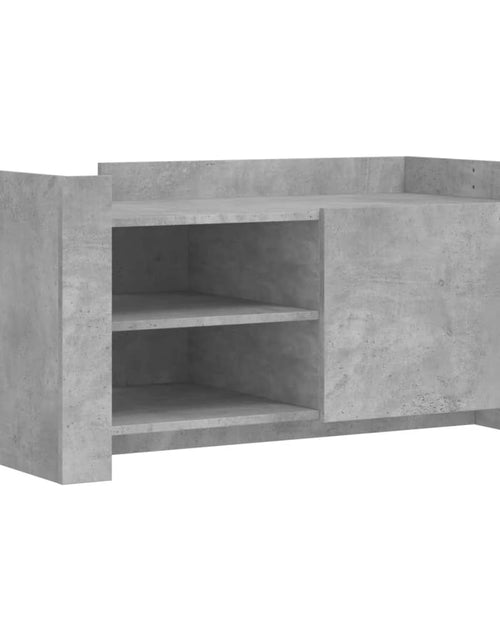Încărcați imaginea în vizualizatorul Galerie, Măsuță de cafea, gri beton, 100x50x50 cm, lemn prelucrat
