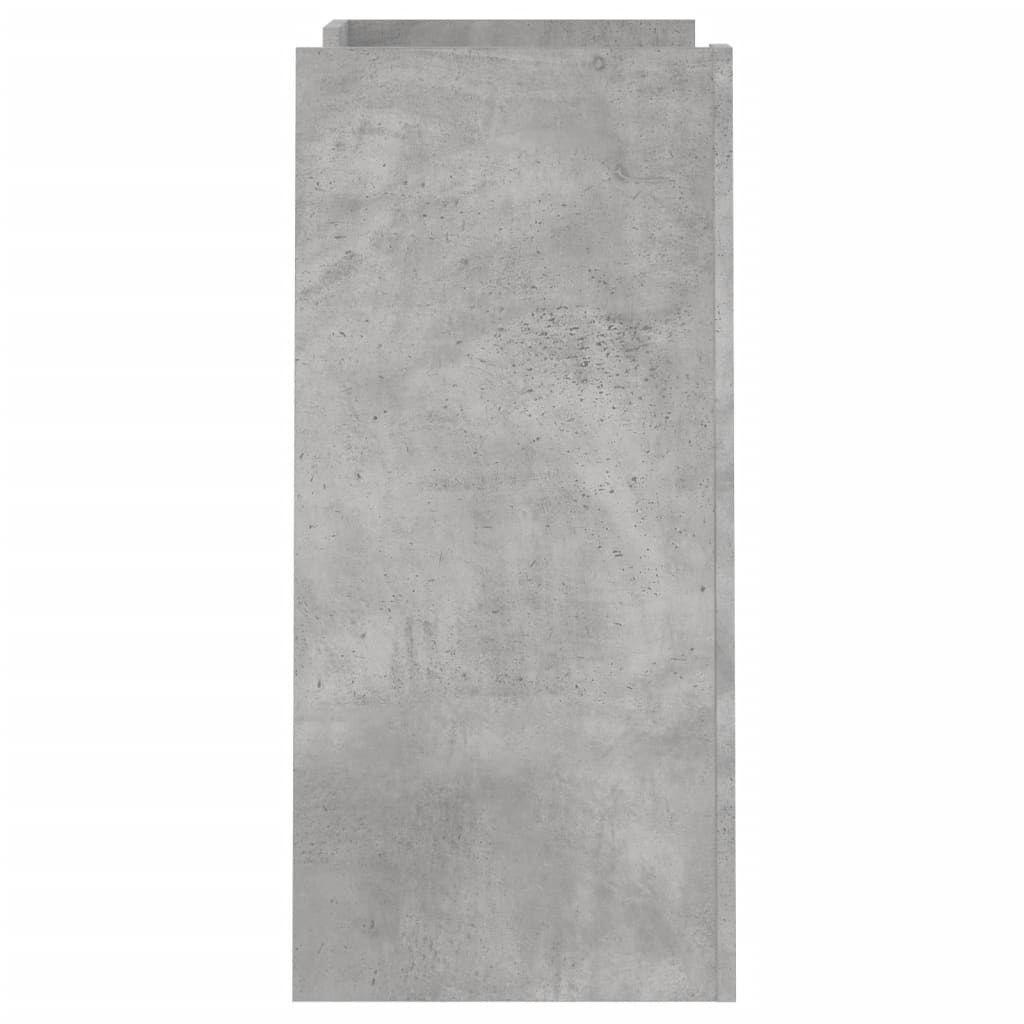 Dulap, gri beton, 73,5x35x75 cm, lemn prelucrat