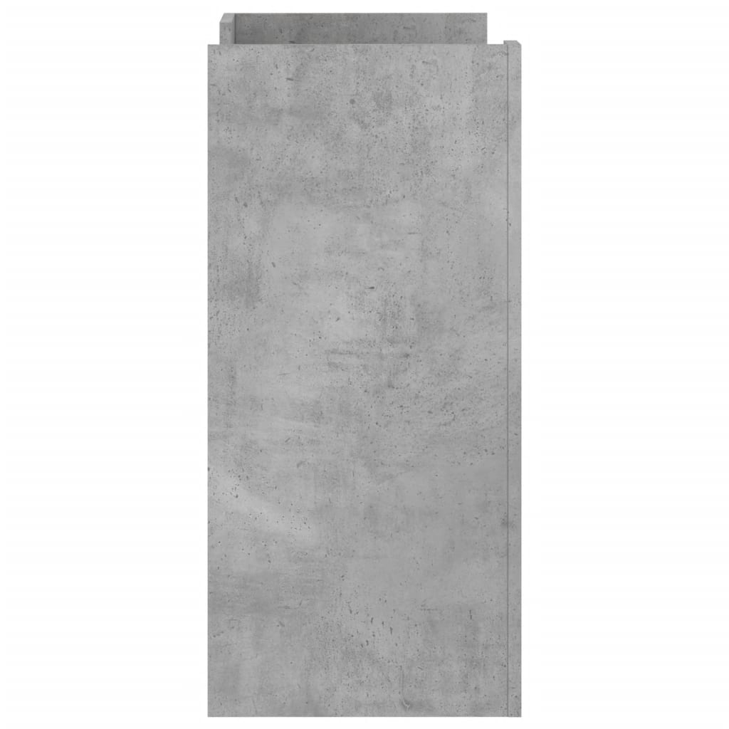 Dulap, gri beton, 73,5x35x75 cm, lemn prelucrat