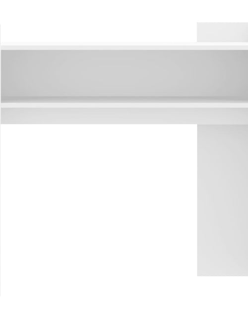 Загрузите изображение в средство просмотра галереи, Masă consolă, alb, 100x35x90 cm, lemn prelucrat
