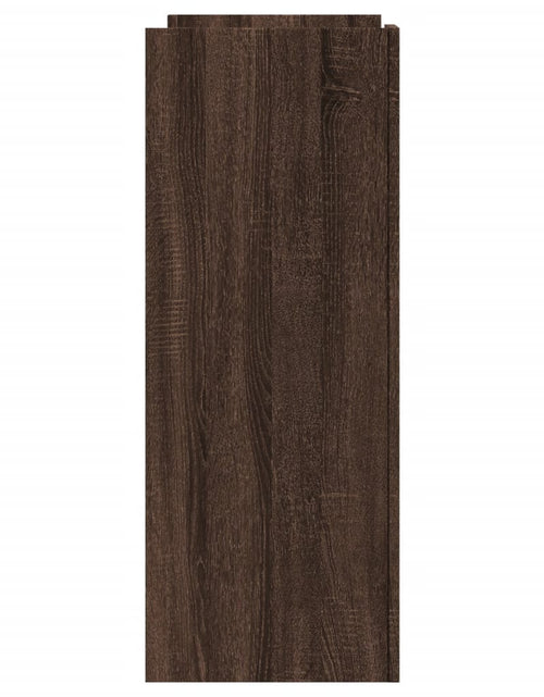 Загрузите изображение в средство просмотра галереи, Măsuță consolă, stejar maro, 100x35x90 cm, lemn prelucrat
