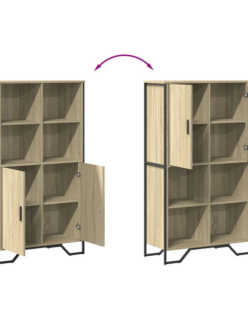 Загрузите изображение в средство просмотра галереи, Dulap înalt, stejar sonoma, 79,5x35,5x137,5 cm, lemn prelucrat
