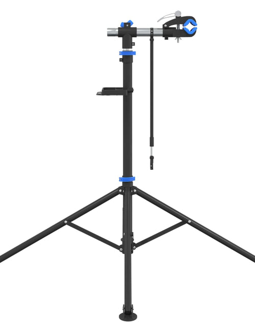 Загрузите изображение в средство просмотра галереи, Suport reparare biciclete pliabil reglabil 108-188 cm oțel
