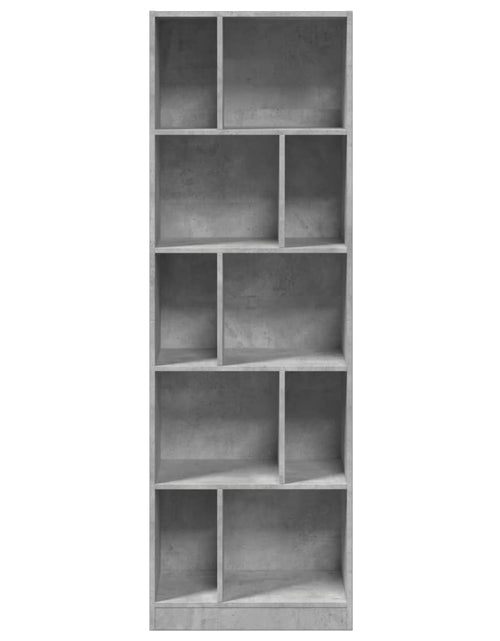 Загрузите изображение в средство просмотра галереи, Bibliotecă, gri beton, 57x28,5x174 cm, lemn prelucrat
