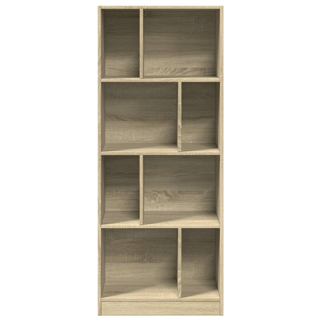 Bibliotecă, stejar sonoma, 57x28,5x141 cm, lemn prelucrat