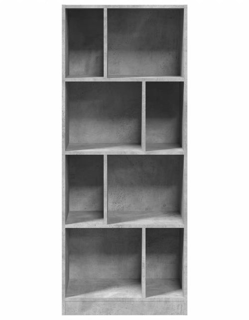 Загрузите изображение в средство просмотра галереи, Bibliotecă, gri beton, 57x28,5x141 cm, lemn prelucrat
