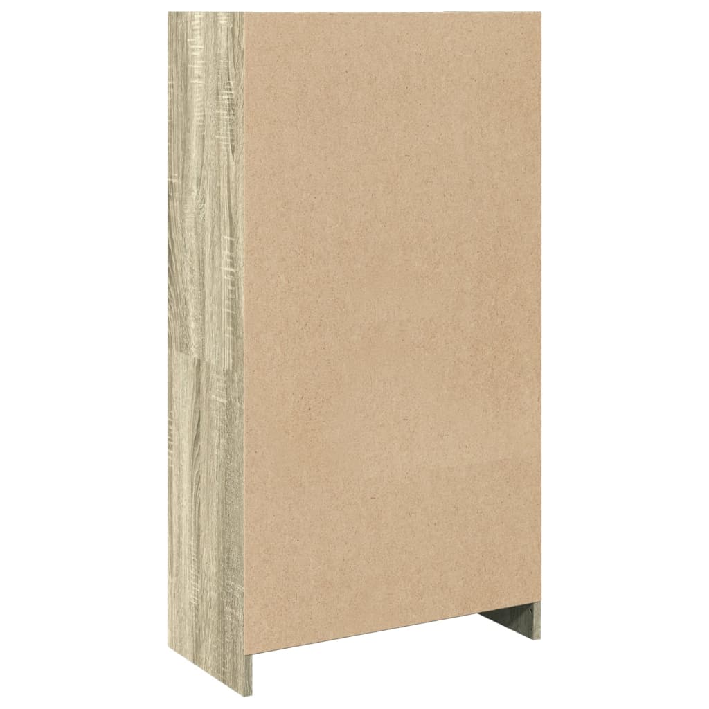 Bibliotecă, stejar sonoma, 57x28,5x107,5 cm, lemn prelucrat