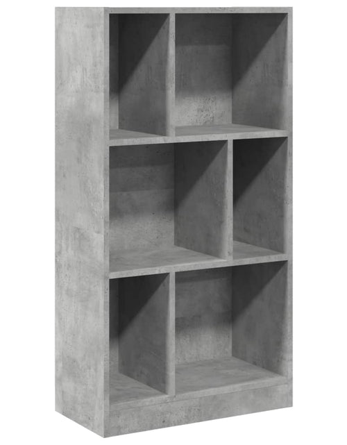 Загрузите изображение в средство просмотра галереи, Bibliotecă, gri beton, 57x28,5x107,5 cm, lemn prelucrat
