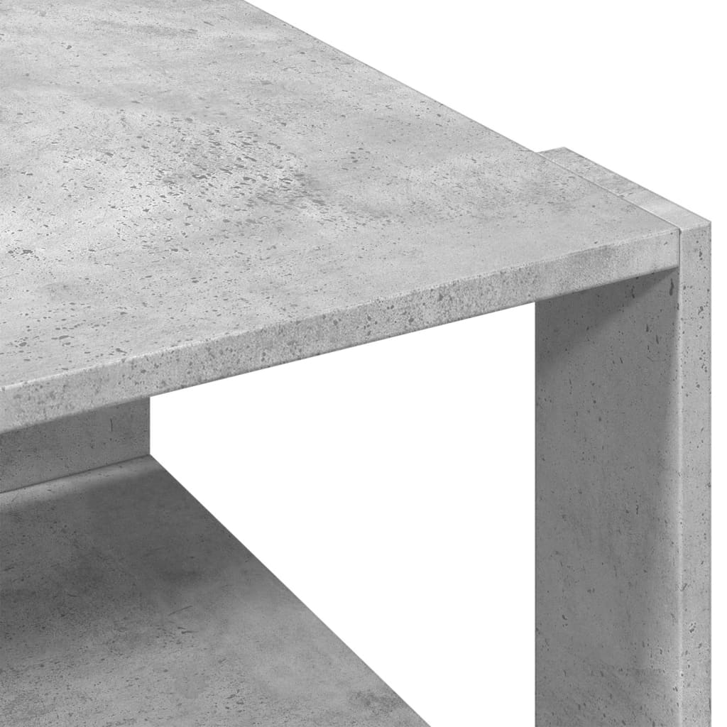 Măsuță de cafea, gri beton, 51,5x51,5x30 cm, lemn prelucrat