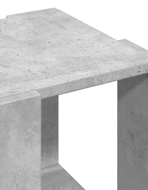 Загрузите изображение в средство просмотра галереи, Măsuță de cafea, gri beton, 32x32x30 cm, lemn prelucrat

