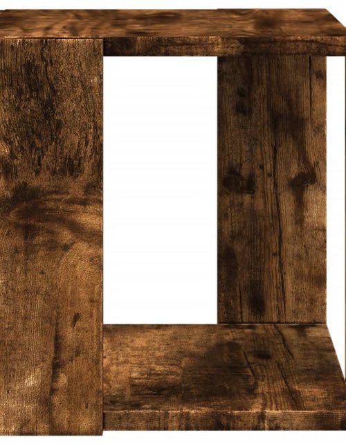 Încărcați imaginea în vizualizatorul Galerie, Măsuță de cafea, stejar fumuriu, 32x32x30 cm, lemn prelucrat
