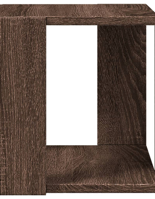 Încărcați imaginea în vizualizatorul Galerie, Masă de cafea, stejar maro, 32x32x30 cm, lemn prelucrat

