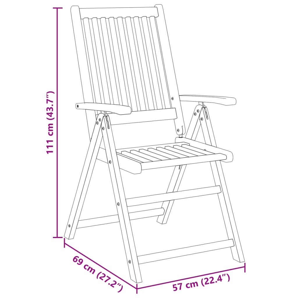 Set mobilier de grădină, 3 piese, lemn masiv de acacia