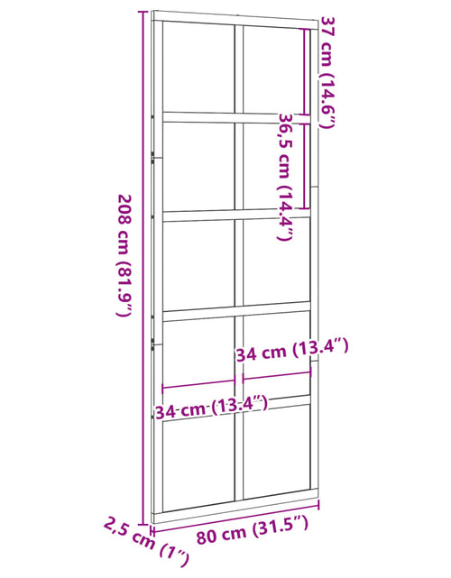 Încărcați imaginea în vizualizatorul Galerie, Ușă de hambar, alb, 80x208 cm, lemn masiv de pin
