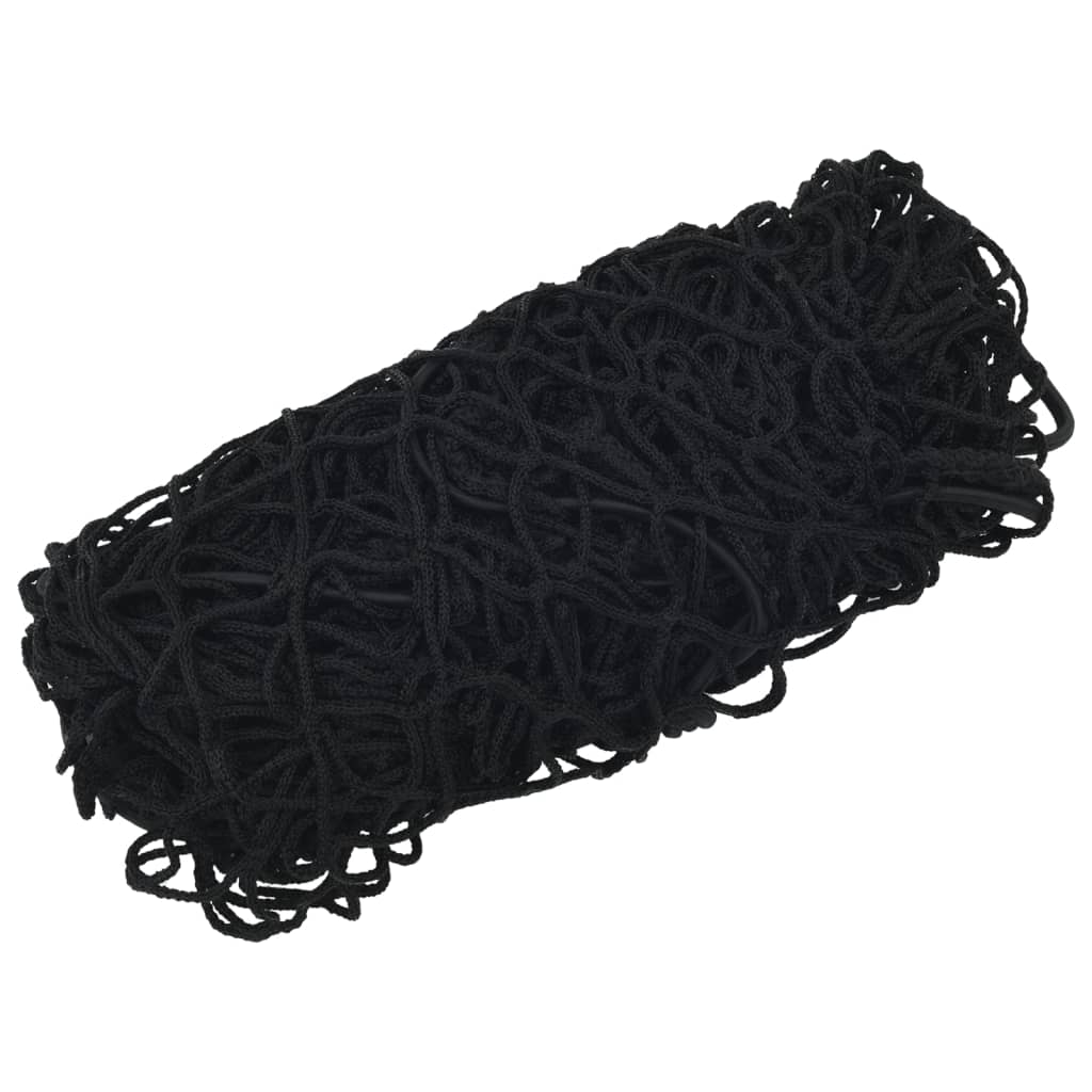 Plasă de remorcă cu funie elastică, negru, 7x3,5 m, PP