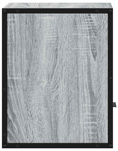 Загрузите изображение в средство просмотра галереи, Noptieră montată pe perete gri Sonoma 40x31x39,5 cm
