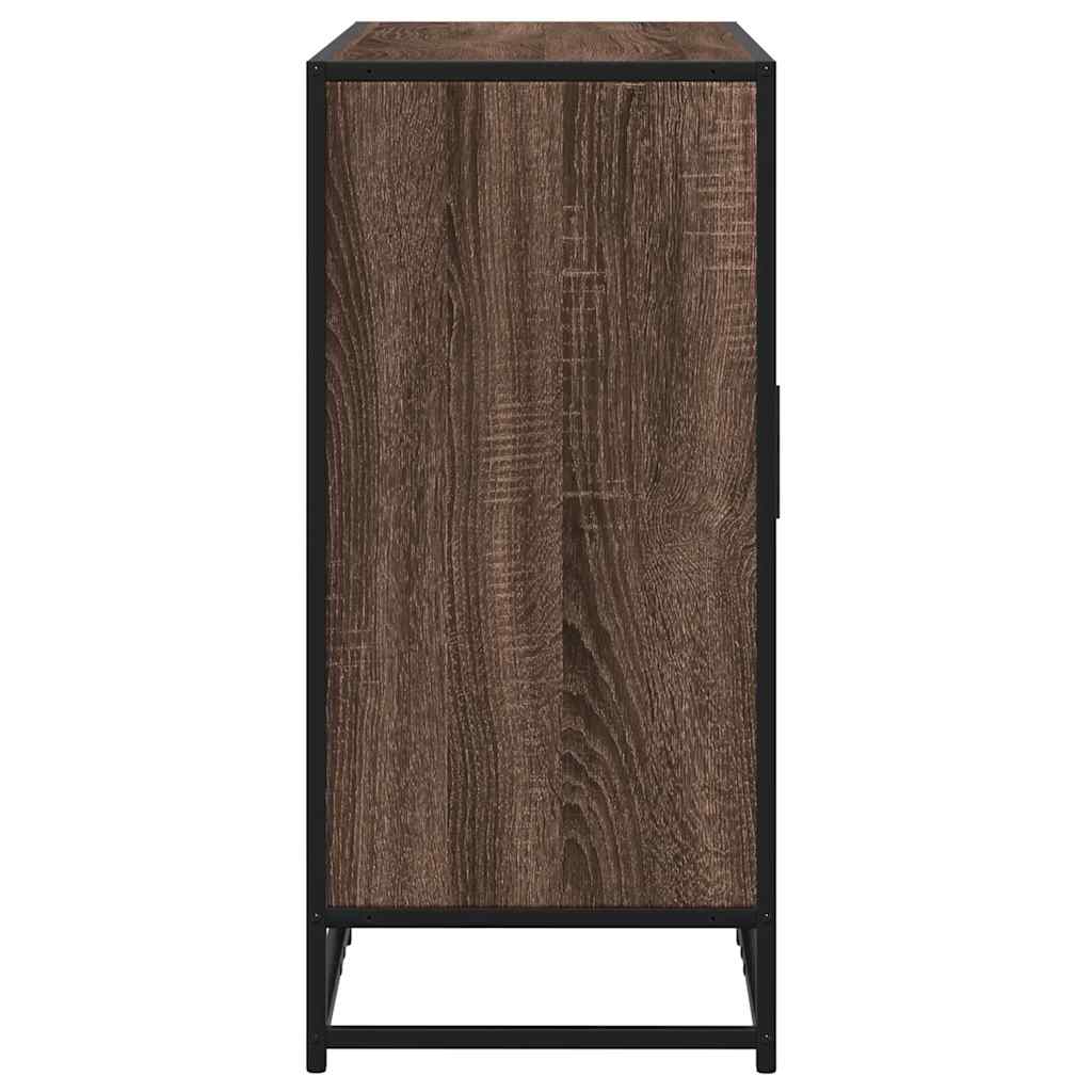 Dulap, stejar maro, 92x35x76 cm, lemn prelucrat