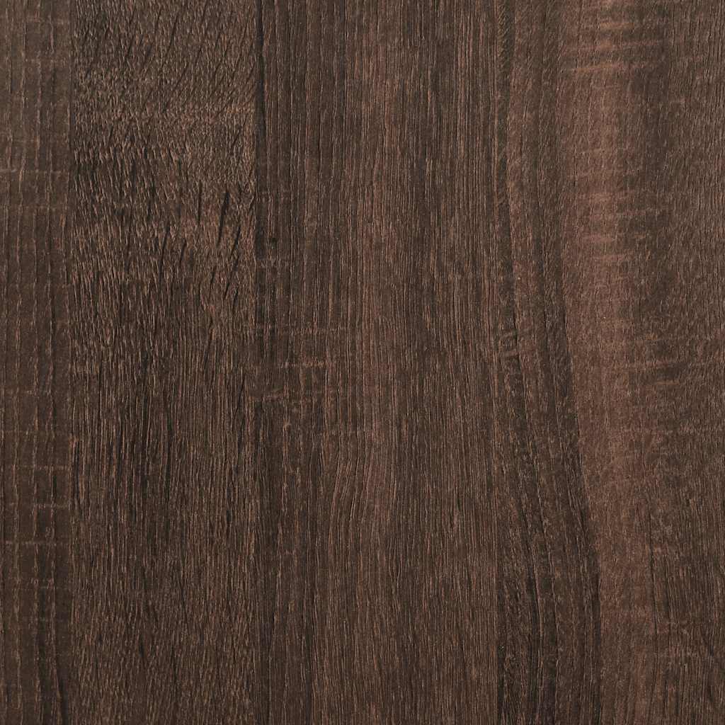 Dulap, stejar maro, 92x35x76 cm, lemn prelucrat