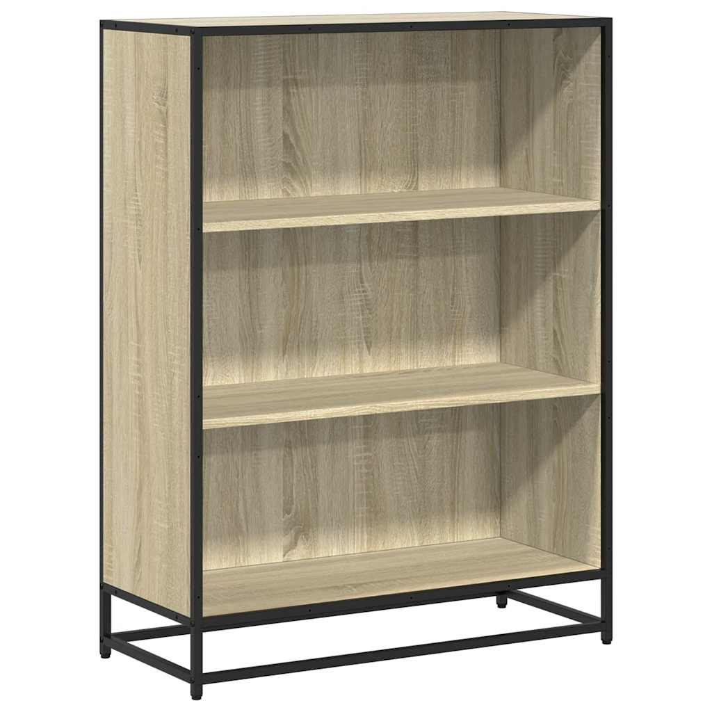 Bibliotecă, stejar Sonoma, 80,5x35x107,5 cm, lemn prelucrat