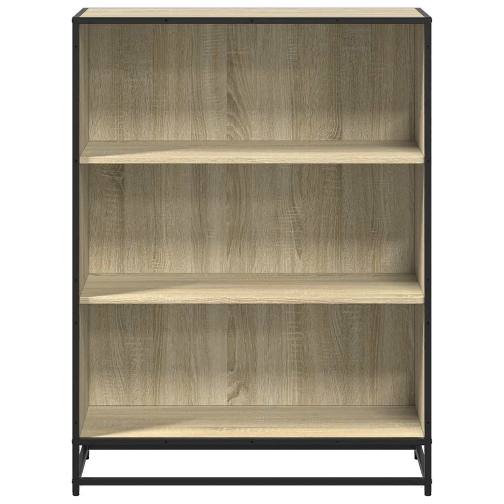 Bibliotecă, stejar Sonoma, 80,5x35x107,5 cm, lemn prelucrat