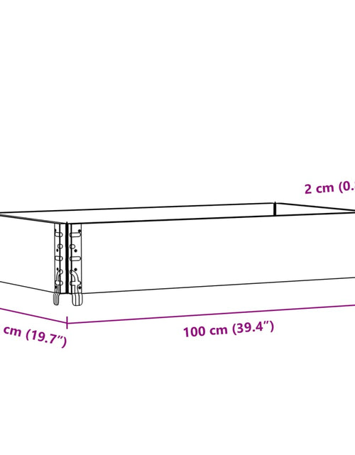 Încărcați imaginea în vizualizatorul Galerie, Jardinieră de grădină, gri, 100x50 cm, lemn masiv pin
