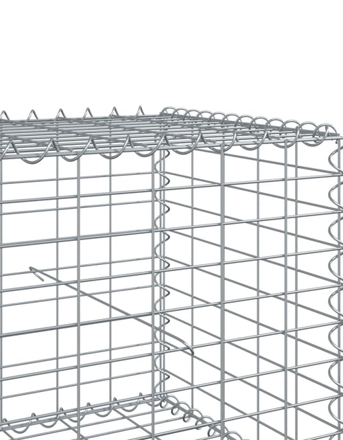 Încărcați imaginea în vizualizatorul Galerie, Coș gabion cu capac, 200x50x50 cm, fier galvanizat
