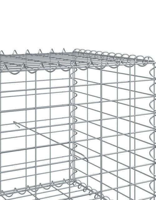 Загрузите изображение в средство просмотра галереи, Coș gabion cu capac, 300x50x50 cm, fier galvanizat
