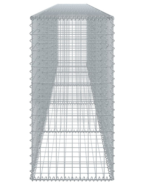 Încărcați imaginea în vizualizatorul Galerie, Coș gabion cu capac, 500x50x100 cm, fier galvanizat
