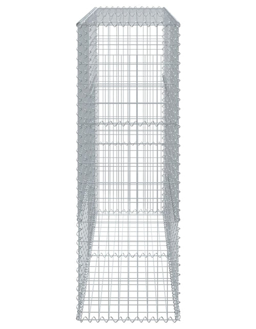 Încărcați imaginea în vizualizatorul Galerie, Coș gabion cu capac, 200x50x150 cm, fier galvanizat
