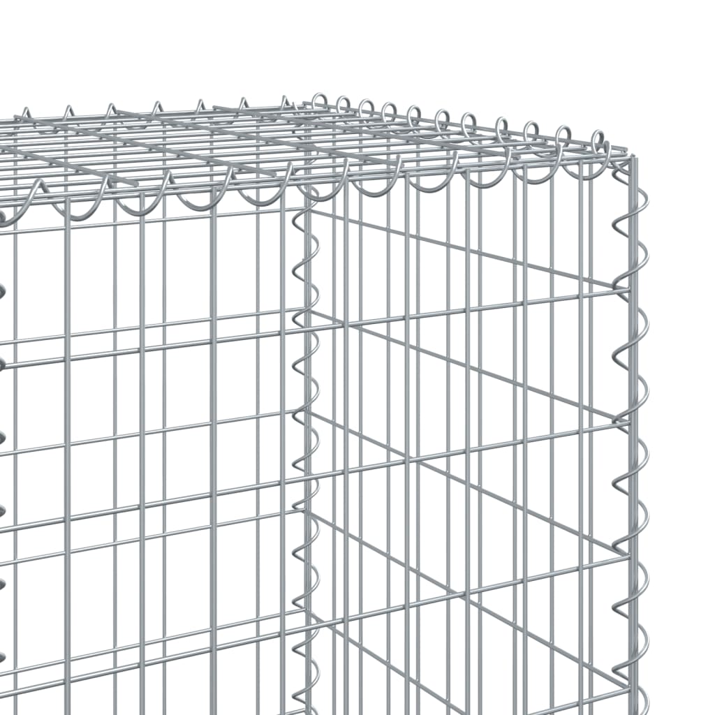 Coș gabion cu capac, 300x50x150 cm, fier galvanizat