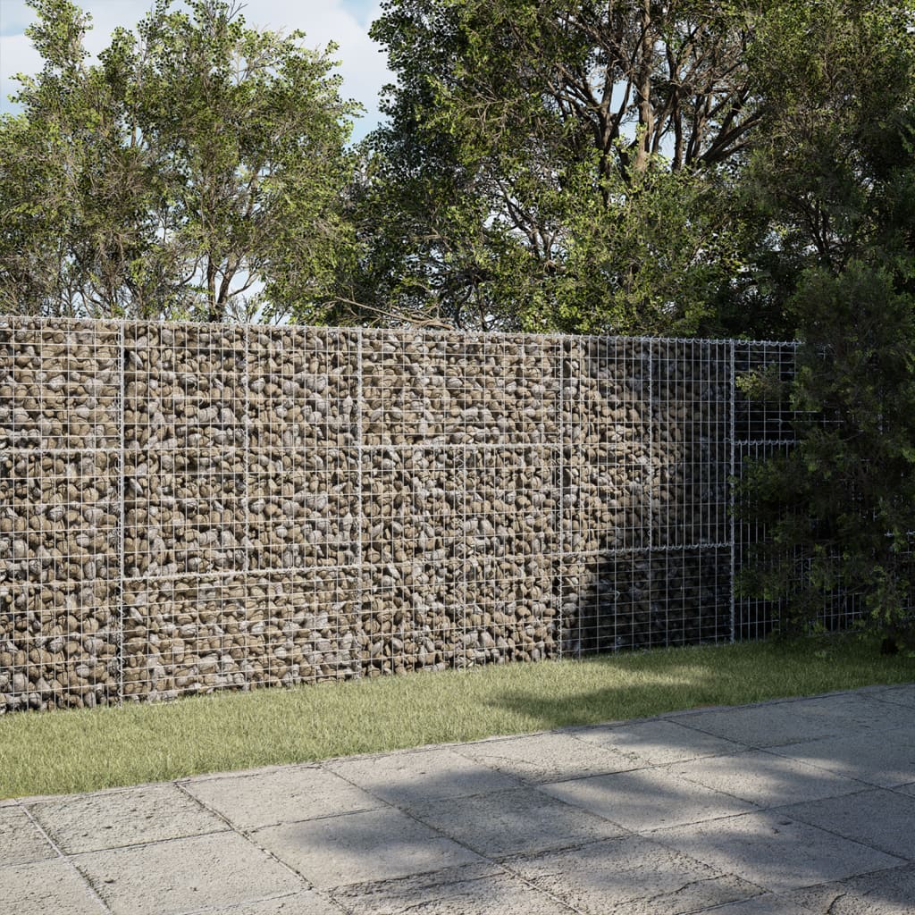 Coș gabion cu capac, 300x50x150 cm, fier galvanizat