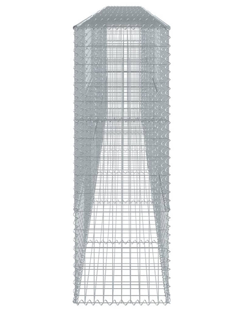 Загрузите изображение в средство просмотра галереи, Coș gabion cu capac, 700x50x150 cm, fier galvanizat
