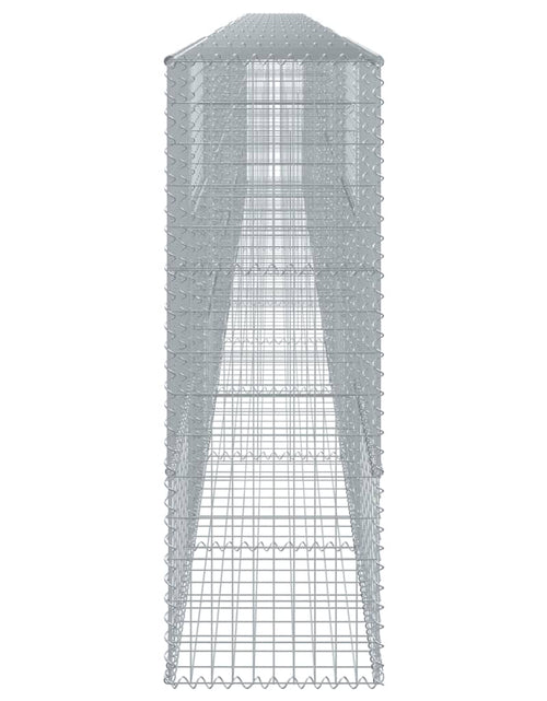 Загрузите изображение в средство просмотра галереи, Coș gabion cu capac, 1100x50x150 cm, fier galvanizat
