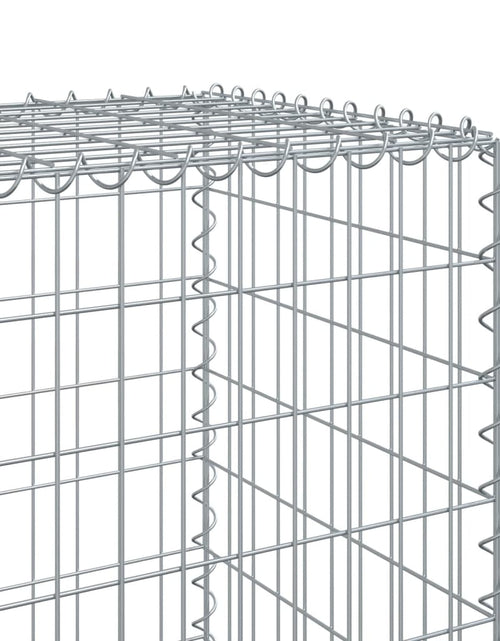 Загрузите изображение в средство просмотра галереи, Coș gabion cu capac, 1100x50x150 cm, fier galvanizat
