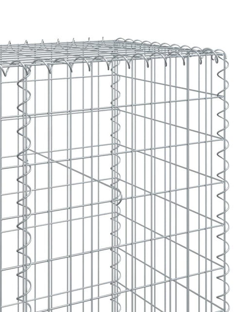 Încărcați imaginea în vizualizatorul Galerie, Coș gabion cu capac, 100x50x200 cm, fier galvanizat
