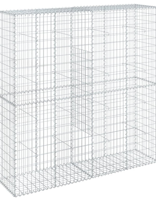 Încărcați imaginea în vizualizatorul Galerie, Coș gabion cu capac, 200x50x200 cm, fier galvanizat
