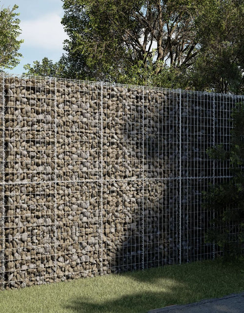 Încărcați imaginea în vizualizatorul Galerie, Coș gabion cu capac, 200x50x200 cm, fier galvanizat
