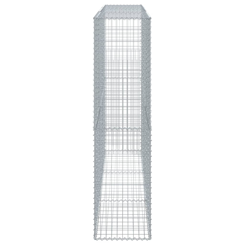 Coș gabion cu capac, 300x50x200 cm, fier galvanizat