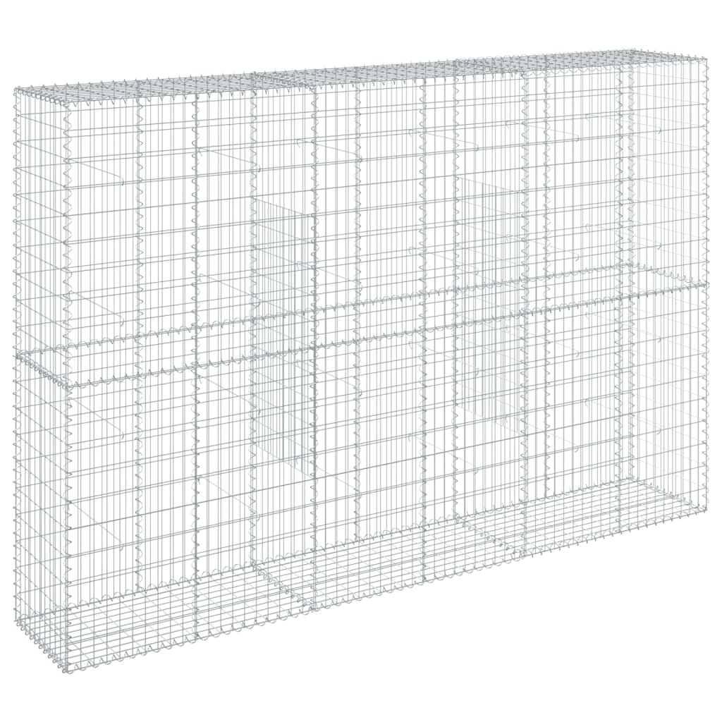 Coș gabion cu capac, 300x50x200 cm, fier galvanizat