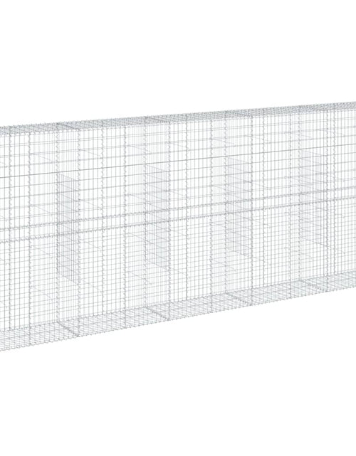 Încărcați imaginea în vizualizatorul Galerie, Coș gabion cu capac, 500x50x200 cm, fier galvanizat
