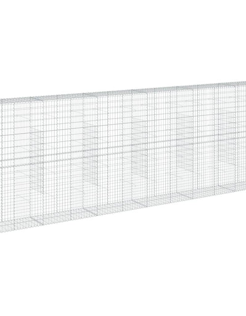 Încărcați imaginea în vizualizatorul Galerie, Coș gabion cu capac, 600x50x200 cm, fier galvanizat
