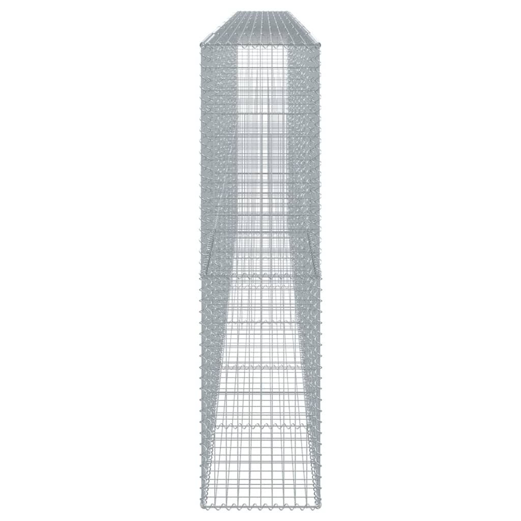 Coș gabion cu capac, 700x50x200 cm, fier galvanizat