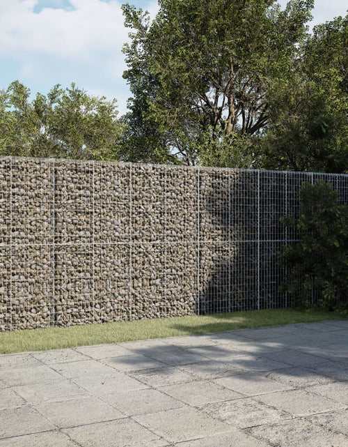 Încărcați imaginea în vizualizatorul Galerie, Coș gabion cu capac, 1200x50x200 cm, fier galvanizat
