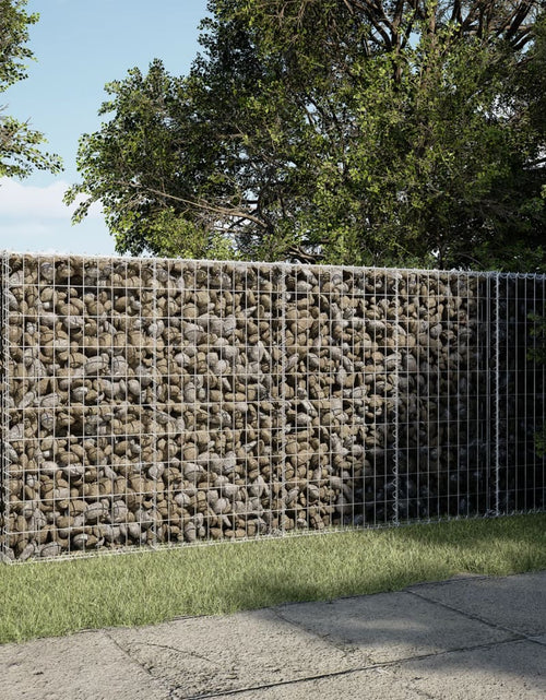 Încărcați imaginea în vizualizatorul Galerie, Coș gabion cu capac, 250x100x100 cm, fier galvanizat
