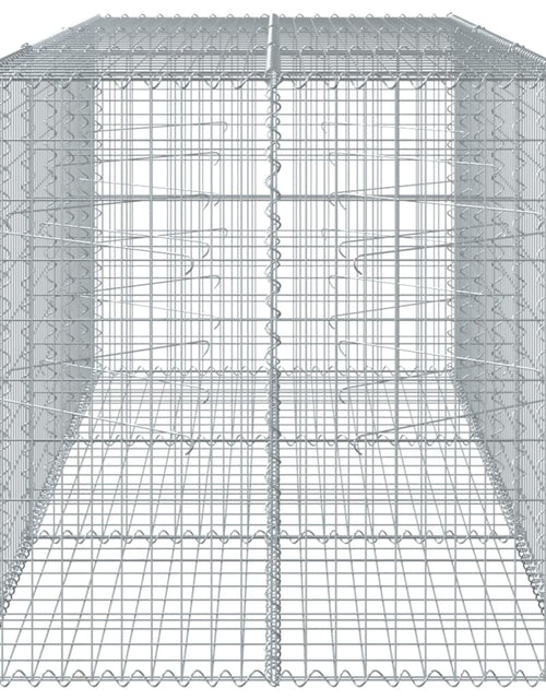 Încărcați imaginea în vizualizatorul Galerie, Coș gabion cu capac, 300x100x100 cm, fier galvanizat
