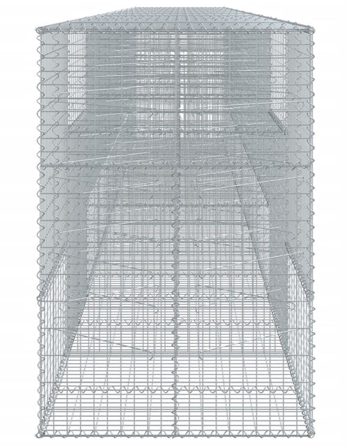 Încărcați imaginea în vizualizatorul Galerie, Coș gabion cu capac, 900x100x150 cm, fier galvanizat
